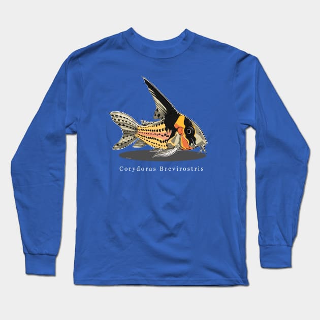 Corydoras Brevirostris Long Sleeve T-Shirt by q10mark